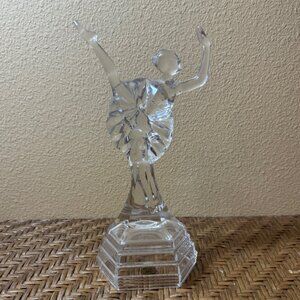 RCR Crystal Ballerina Figurine 24% Lead Crystal